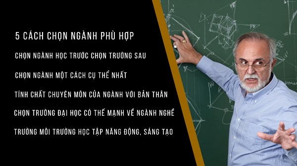 cách chọn ngành đại học phù hợp nhất